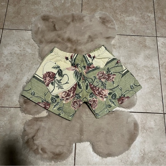 Custom Floral Tapestry Shorts